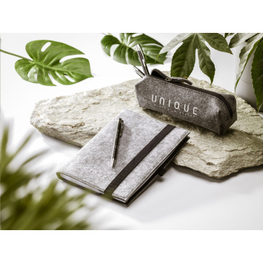 Logo trade promotional gifts image of: Pencil Case GRS RPET Felt