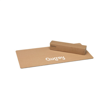 Logo trade promotional merchandise image of: Faro Cork Deskpad
