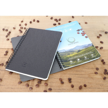 Logotrade promotional giveaway picture of: Coffee Paper Notebook Wire-O A5