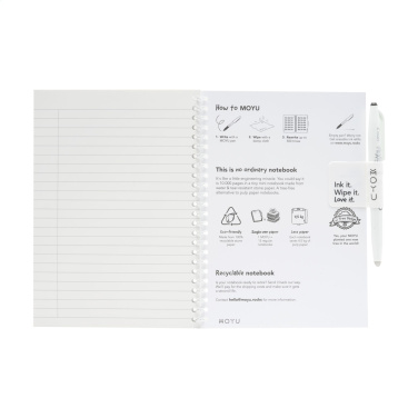 Logotrade promotional items photo of: MOYU Erasable Stone Paper Notebook SoftCover 18 pages