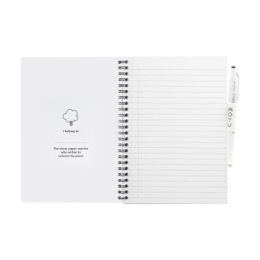 Logo trade promotional giveaways picture of: MOYU Erasable Stone Paper Notebook Custom SoftCover