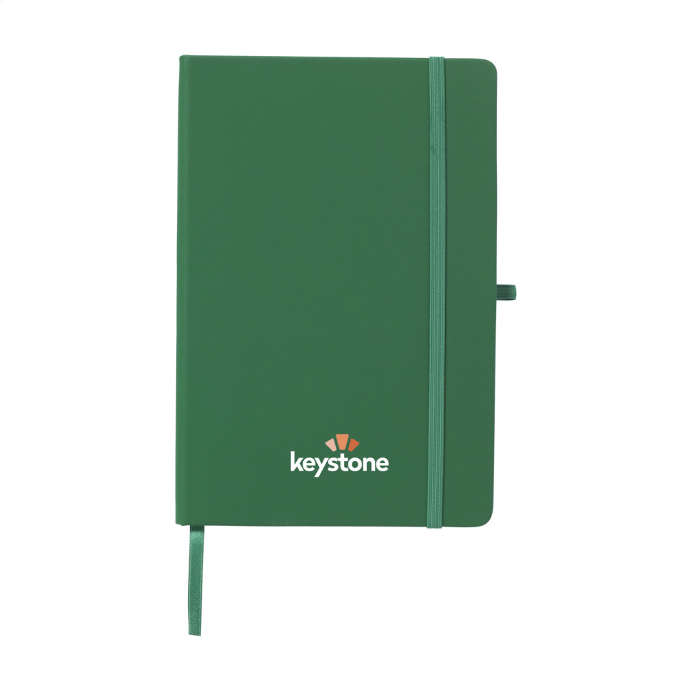 Logotrade corporate gift image of: Recycled GRS PU Paper Notebook A5