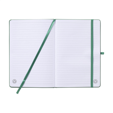 Logotrade promotional items photo of: Recycled GRS PU Paper Notebook A5