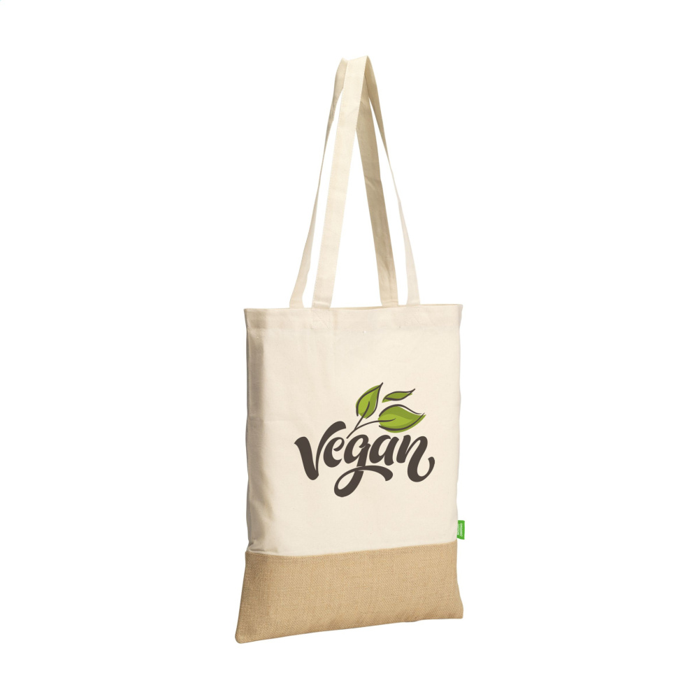 Logo trade promotional gifts picture of: Combi Organic Shopper (160 g/m²) bag