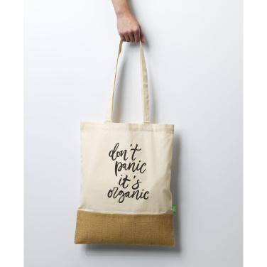 Logo trade promotional gifts picture of: Combi Organic Shopper (160 g/m²) bag