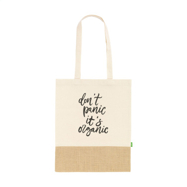 Logo trade promotional gifts picture of: Combi Organic Shopper (160 g/m²) bag