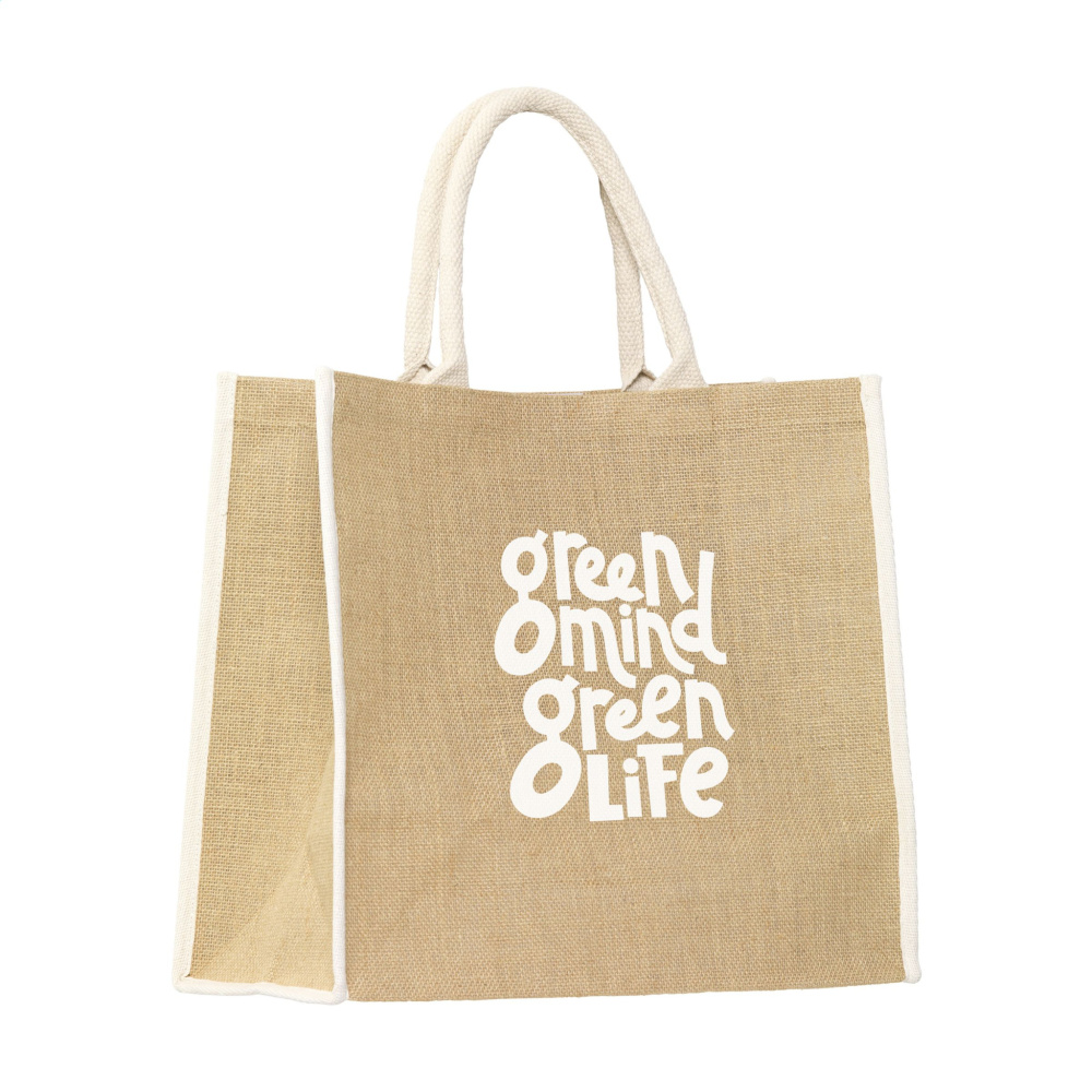 Logotrade promotional item image of: Gerona Jute Shopper bag