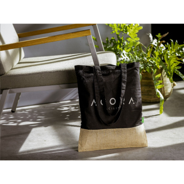 Logotrade promotional merchandise photo of: Combi Organic Shopper (160 g/m²) bag