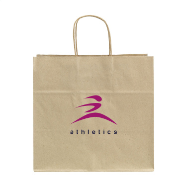 Logotrade advertising product image of: Leaf It Bag recycled grass paper (90 g/m²) L