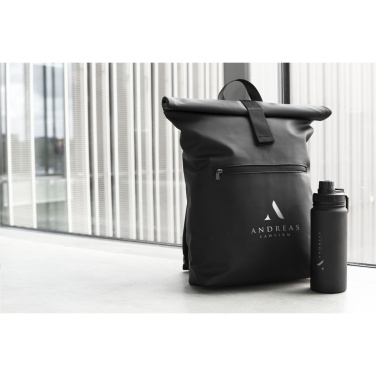 Logo trade advertising products picture of: Lennon Roll-Top Recycled Backpack