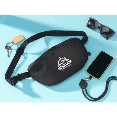 Logo trade promotional merchandise image of: Huckle Belt Bag GRS RPET waist bag