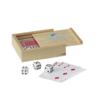 Logo trade promotional merchandise photo of: Dice & Play game