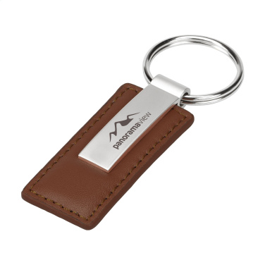 Logotrade promotional item picture of: LeatherKey keyring