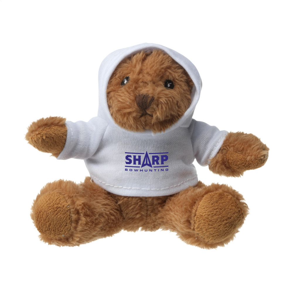 Logo trade advertising product photo of: HoodedBear bear cuddle toy