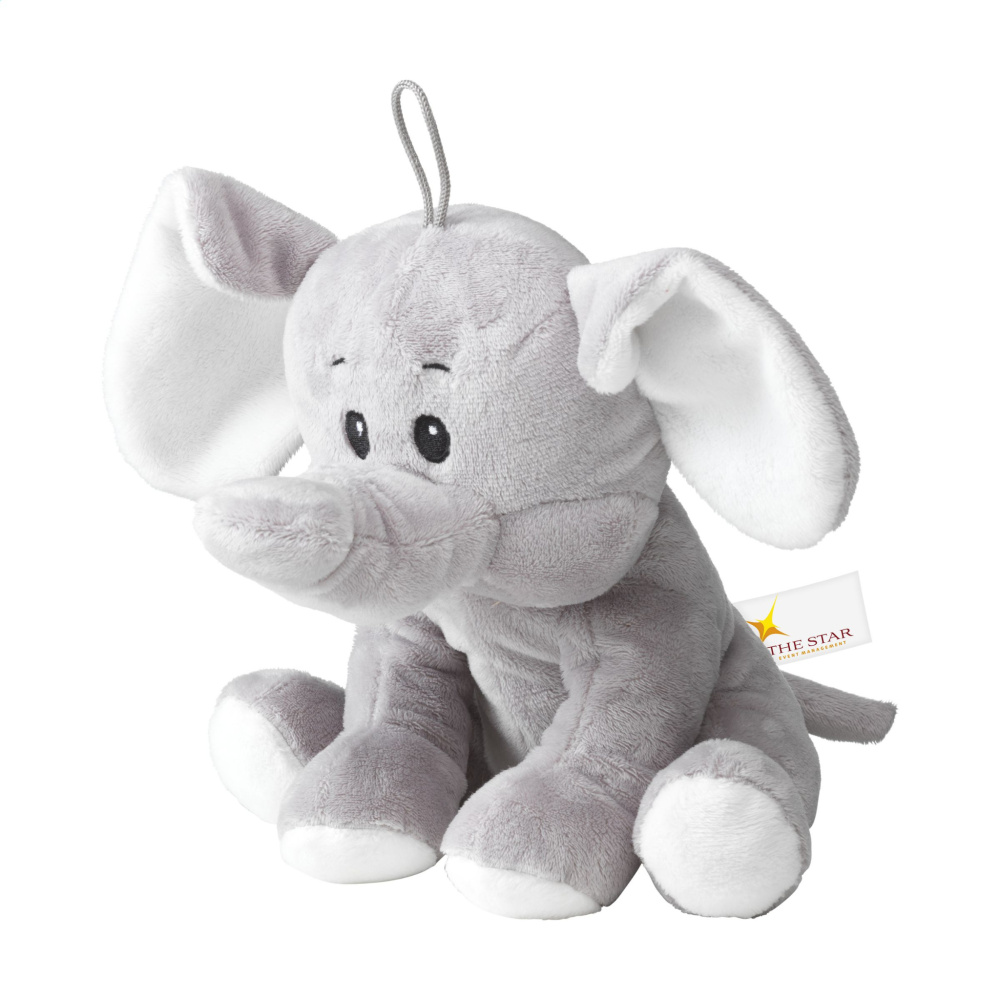 Logo trade promotional merchandise image of: Olly plush elephant cuddly toy
