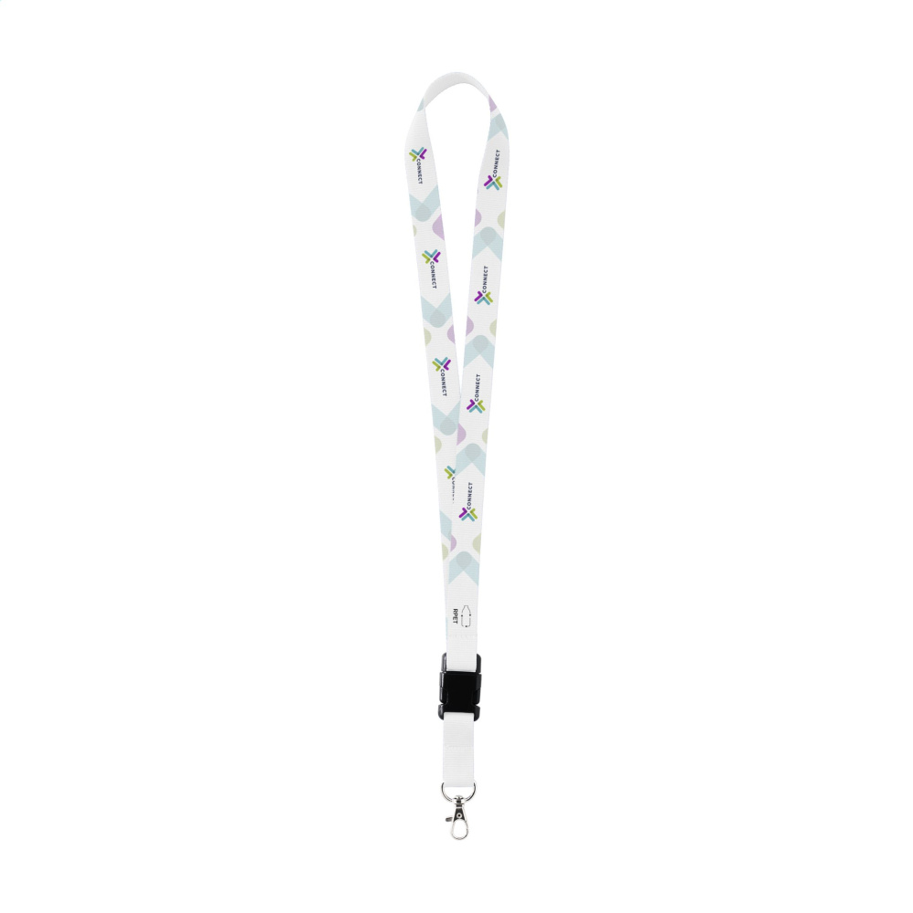 Logo trade promotional items picture of: Lanyard Sublimation Buckle RPET 2 cm keycord