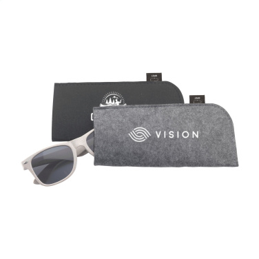 Logo trade promotional merchandise photo of: Feltro GRS RPET Pouch for glasses