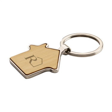 Logo trade promotional merchandise photo of: Casa bamboo keyring