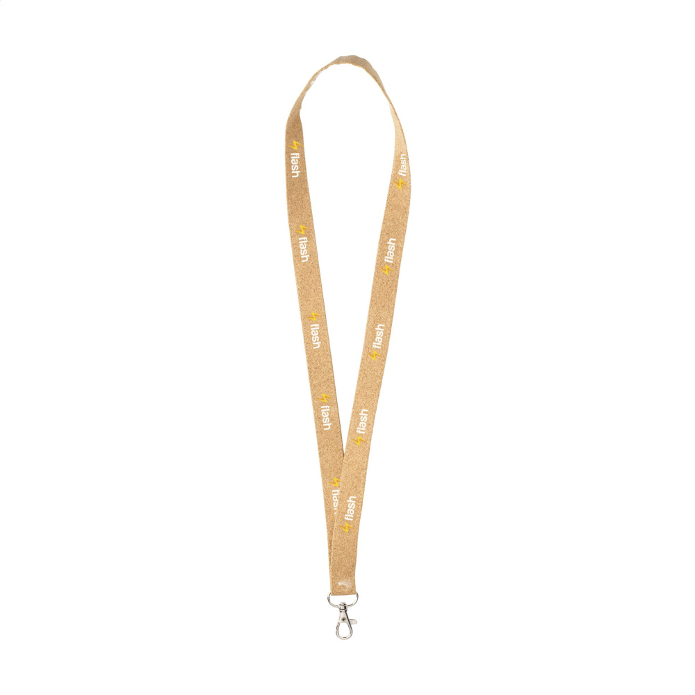 Logotrade promotional products photo of: Lanyard Cork 2 cm keycord