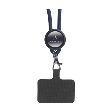 Logotrade corporate gift picture of: Lace Lanyard GRS RPET 5 mm keycord
