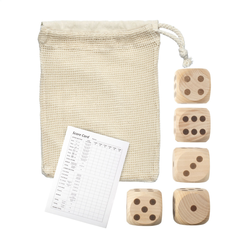 Logo trade promotional giveaway photo of: Outdoor Dice Game