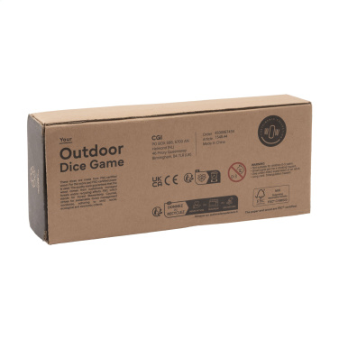 Logo trade advertising products picture of: Outdoor Dice Game
