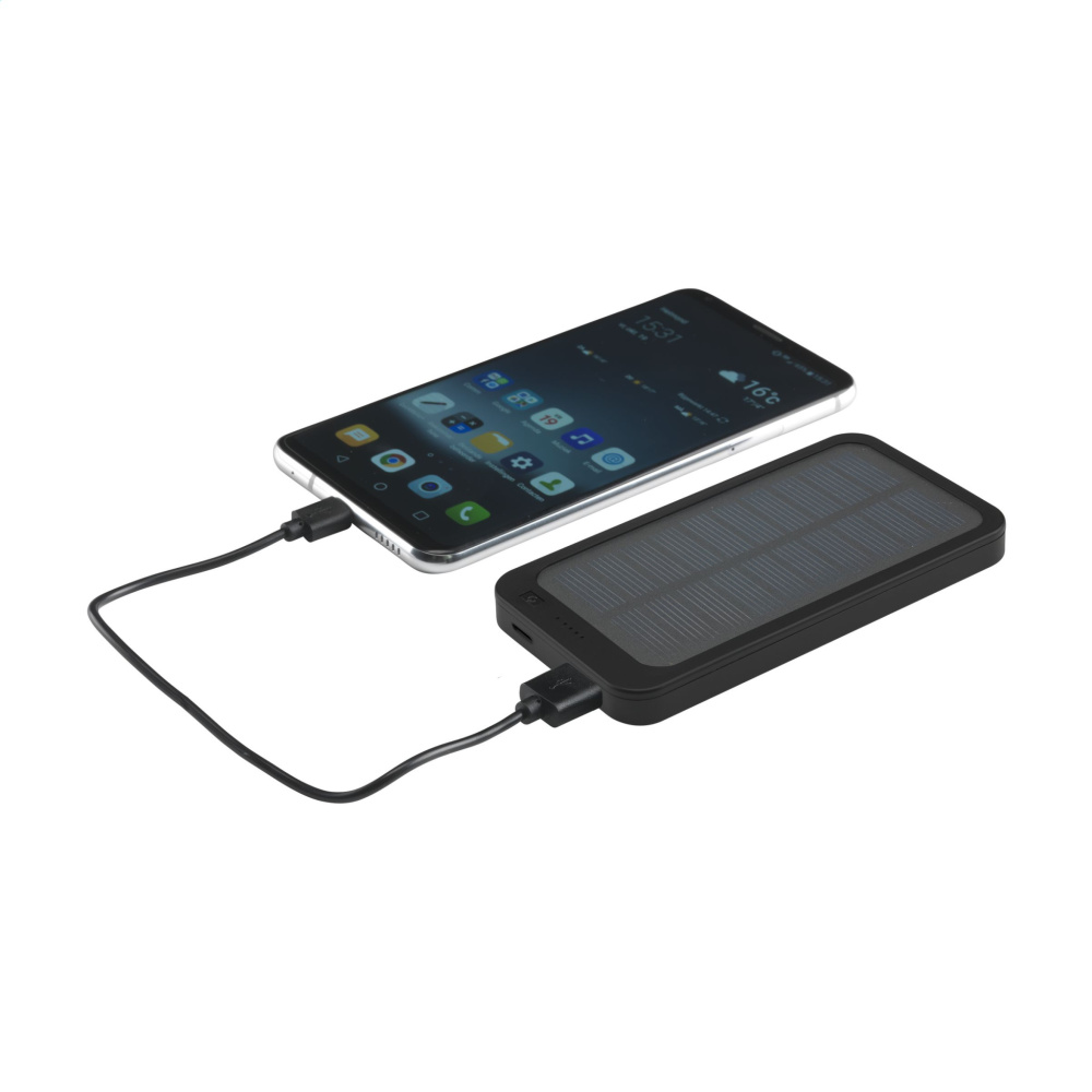 Logotrade corporate gifts photo of: Solar RCS Powerbank 4000 power charger