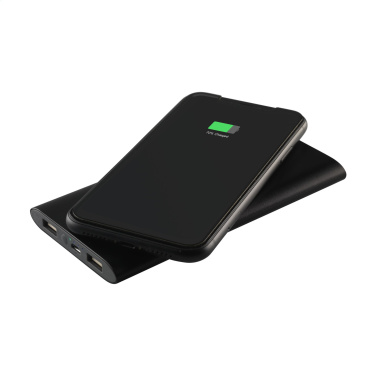Logo trade promotional product photo of: Aluminium 8000 Wireless Powerbank wireless charger
