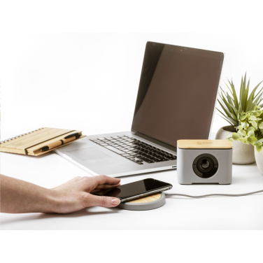 Logo trade promotional items picture of: Lidos Stone ECO 10W Wireless Charger