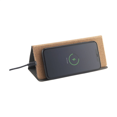 Logotrade corporate gift image of: Cork Wireless Charging Mousepad