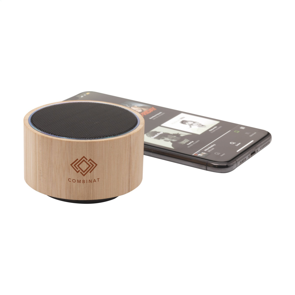 Logotrade promotional merchandise picture of: Wave Bamboo Wireless Speaker