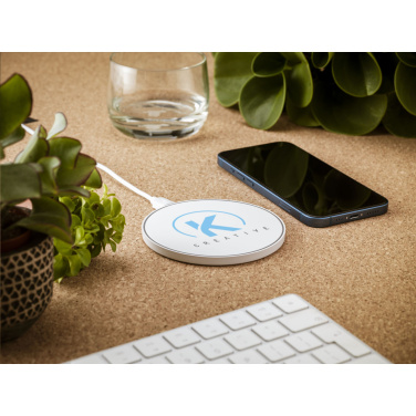 Logo trade promotional items picture of: Coil RCS Recycled Wireless Charger