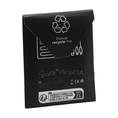 Logo trade advertising products picture of: Charging Cable RCS Recycled ABS-TPE