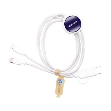 Logotrade promotional item picture of: Charging Cable RCS Recycled ABS-TPE