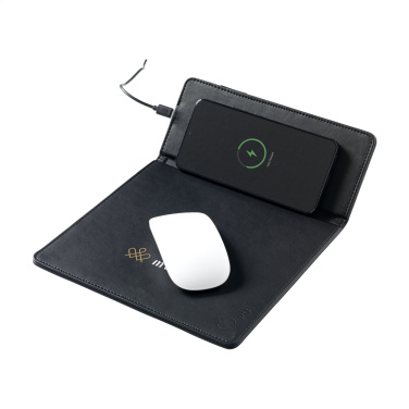 Logo trade advertising products image of: RCS Recycled Wireless Charging Mousepad