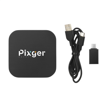 Logo trade promotional items image of: Bamboo Wireless Charger 15W