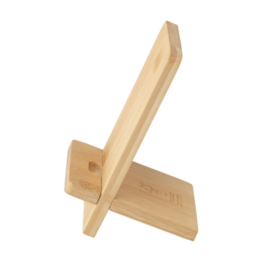 Logo trade advertising product photo of: Miyo Bamboo Phone Stand