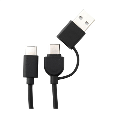 Logo trade promotional gift photo of: TriCharge RCS  Recycled PU Wireless Charger