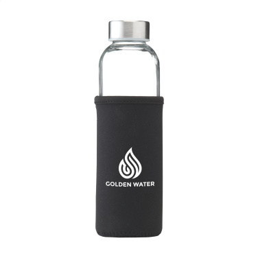 Logo trade promotional products image of: Senga Glass 500 ml drinking bottle