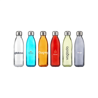 Logo trade corporate gifts image of: Topflask Glass 650 ml drinking bottle