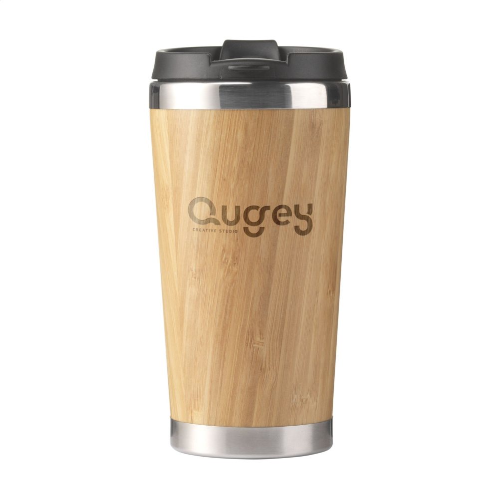 Logotrade promotional merchandise image of: Tokyo 450 ml bamboo thermo cup