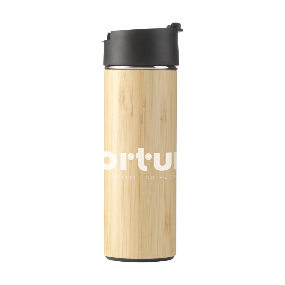 Logotrade promotional giveaway image of: Sakura 360 ml bamboo thermo bottle/thermo cup