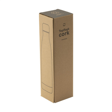 Logo trade promotional giveaway photo of: Topflask Cork 470 ml drinking bottle