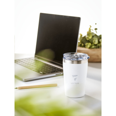 Logo trade corporate gifts image of: Re-Steel RCS Recycled Coffee Mug 380 ml thermo cup