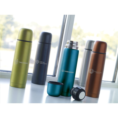Logotrade corporate gifts photo of: Frosted Bottle RCS Recycled Steel 500 ml thermo bottle