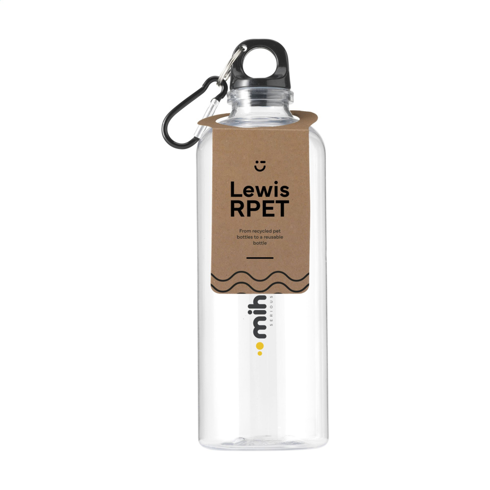 Logotrade promotional item image of: Lewis GRS RPET Bottle 630 ml water bottle