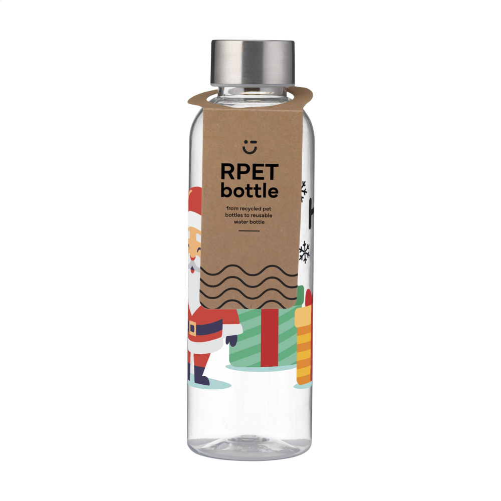 Logo trade promotional giveaways image of: Senga GRS RPET Bottle 500 ml X-Mas