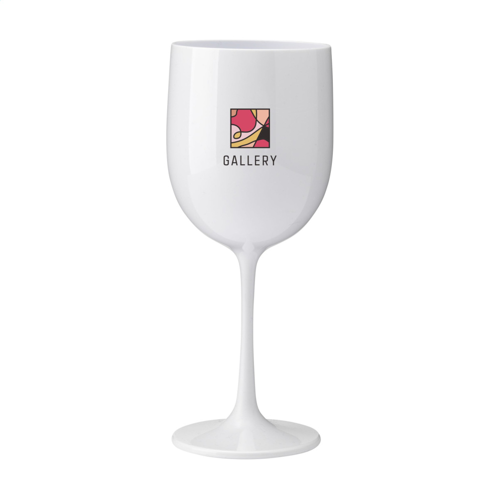 Logo trade promotional products image of: Lunaire Reusable Wine Glass 480 ml