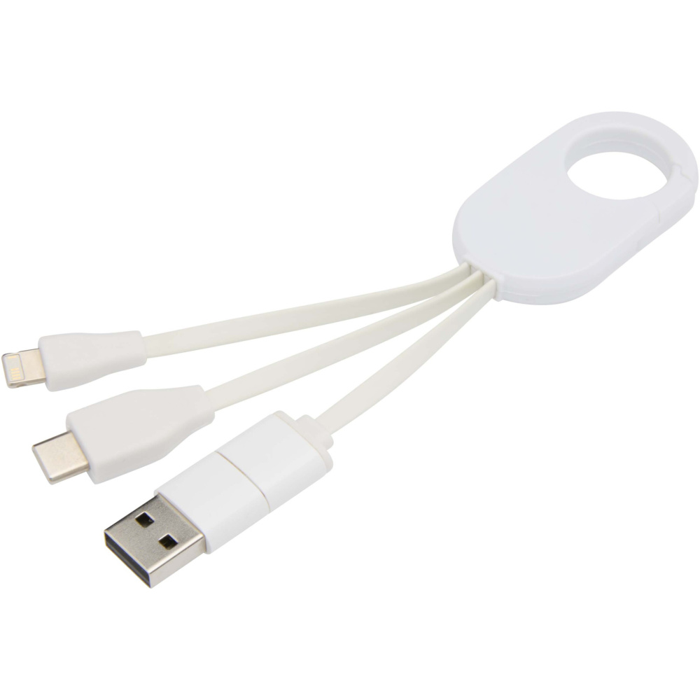 Logotrade promotional giveaways photo of: Troop 4-in-1 recycled plastic charging cable