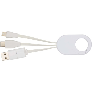 Logotrade promotional items photo of: Troop 4-in-1 recycled plastic charging cable